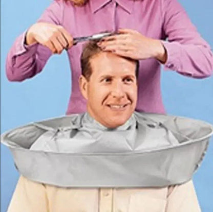 Adult Medium Size Haircut Cloak – Breathable, Foldable Haircut Cloth for Hair Dye & Styling – Reusable Household Haircut