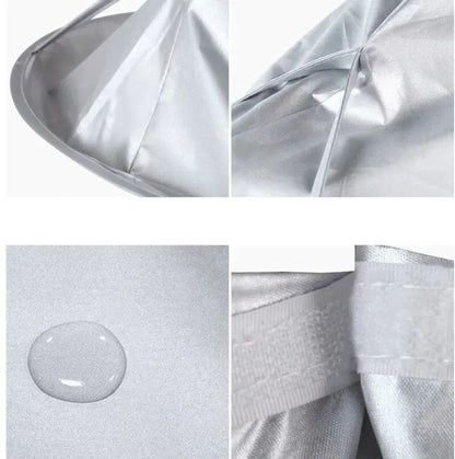 Adult Medium Size Haircut Cloak  Breathable Foldable Haircut Cloth For Hair Dye  Styling  Reusable  4
