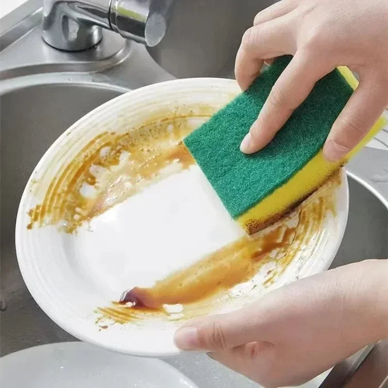 Magic Clean Sponge Highly Absorbent Dish Washing Sponge For Pots Rust  Stains 1