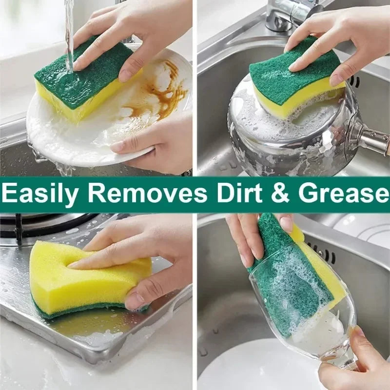 Magic Clean Sponge Highly Absorbent Dish Washing Sponge For Pots Rust  Stains 4