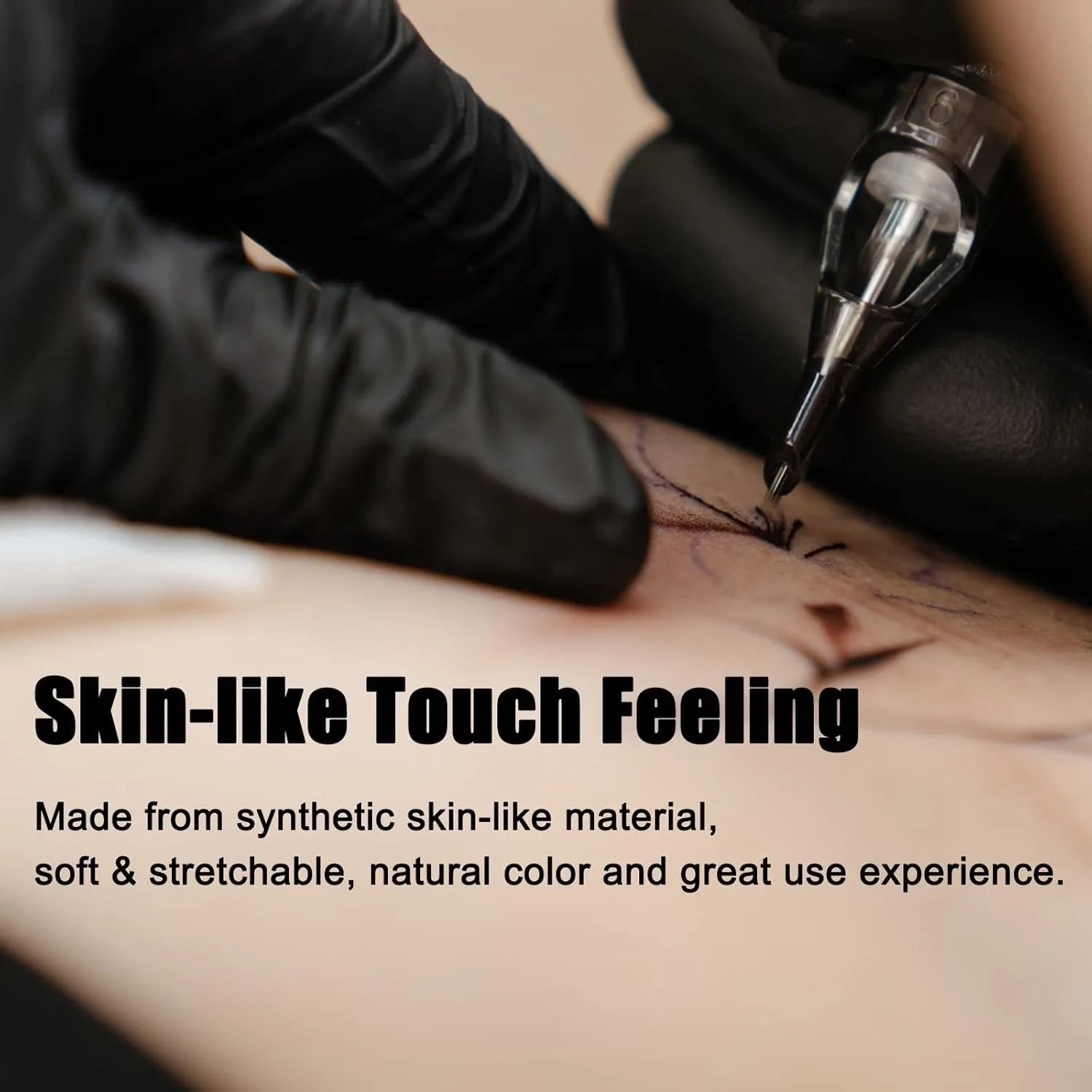 DoubleSided Tattoo Practice Skin  Synthetic Leather Fake Skin For Eyebrow  Tattoo Beginners  Pink R 3