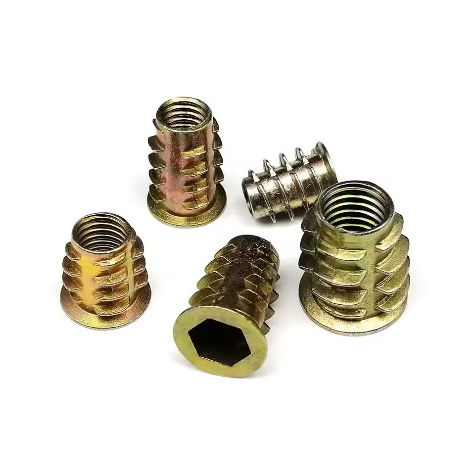 Threaded Insert Nut Set For Wood  Hex Socket M4M8 Assortment 55 75 Or 165 Pieces 1