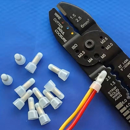 120pcs Closed End Crimp Cap Wire Connectors  AWG 2210 Gauge Terminal Set For Electrical Projects 4