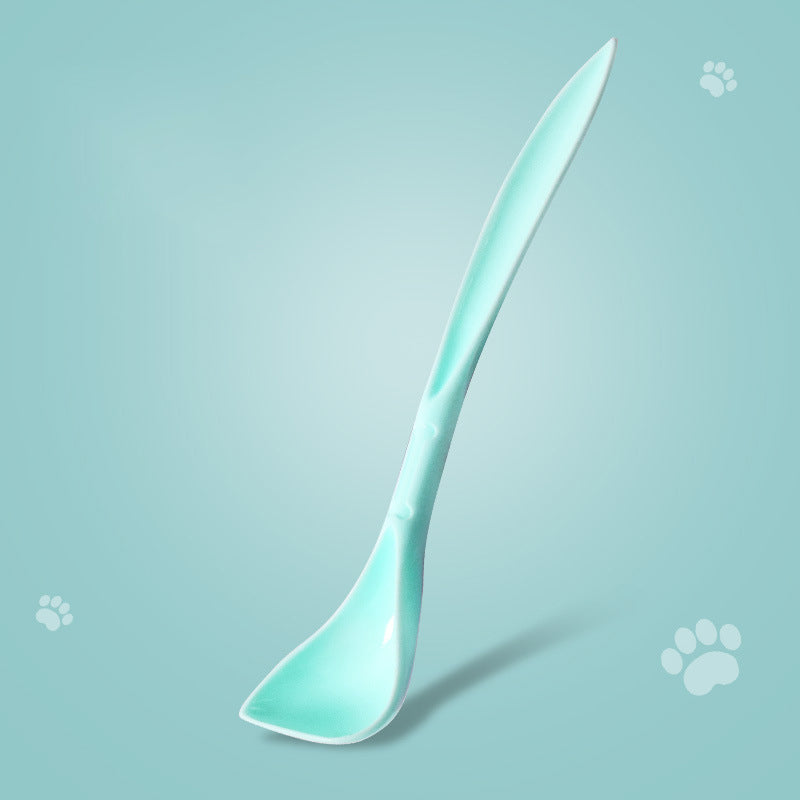 Portable Silicone Dog  Cat Canned Food Sealer With Spoon Storage Cover For Pet Bowls 5
