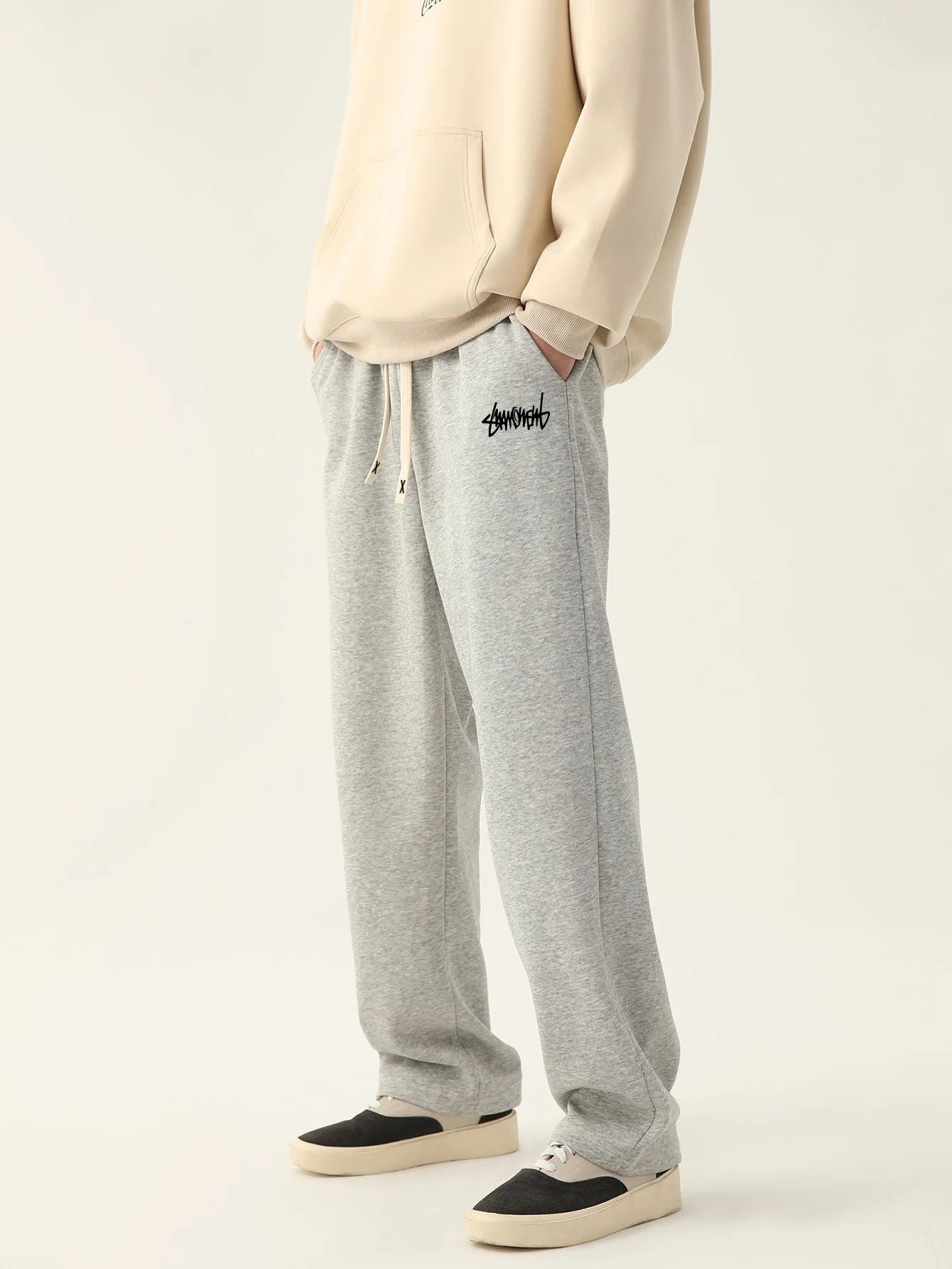 Men Jogging Pants Baggy Outdoor Sweatpants Neutral Breathable Fashion Design Joggers 3