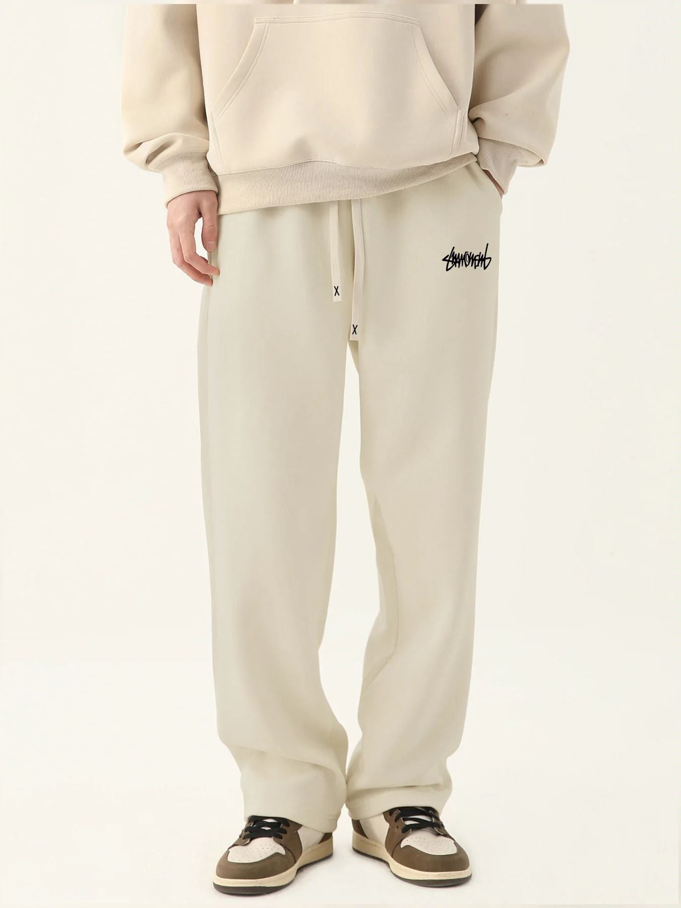 Men Jogging Pants Baggy Outdoor Sweatpants Neutral Breathable Fashion Design Joggers 4