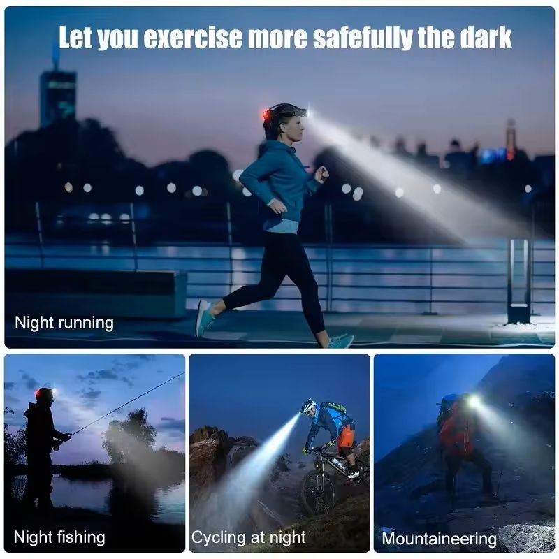 Rechargeable Zoomable LED Headlamp  Waterproof HighLumen Outdoor Head Torch For Work Or Camping 1