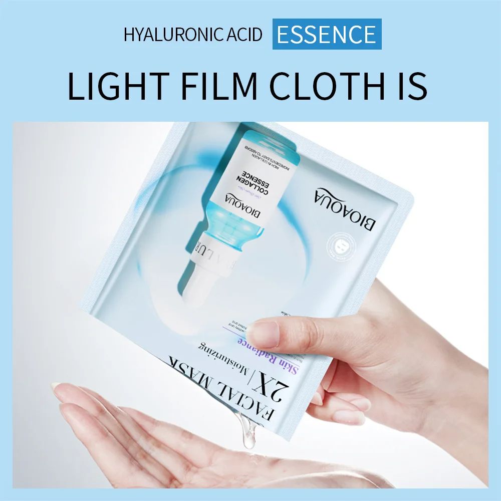 BIOAQUA Centella Collagen Face Mask Moisturizing Refreshing Sheet Masks With Hyaluronic Acid For Fa 3