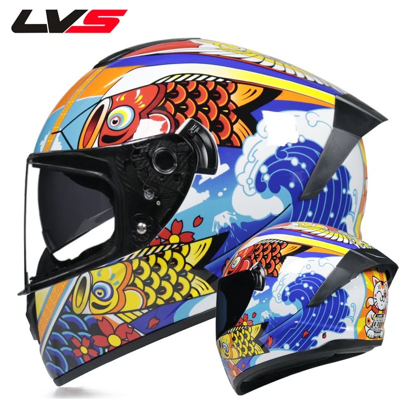 Full Face Racing Helmet Winter Warm Double Visor Motorcycle Helmet For Sports  Commuting 3