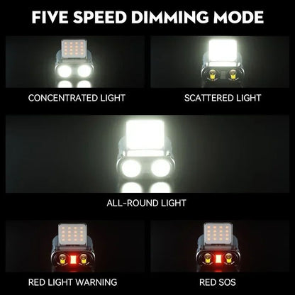 Sensor COB LED Headlamp Cap Clip Light USB Rechargeable Head Flashlight With Builtin Battery For Ca 1