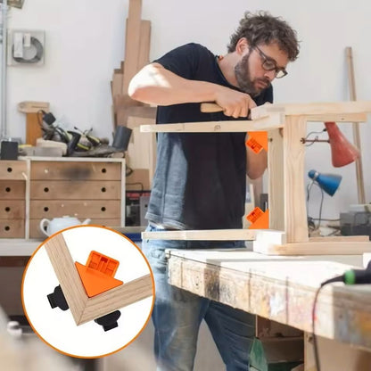 2pcs 90 Degree Corner Clamps For Woodworking Spring Loaded Quick Frame Assembly Tool For Cabinets A 5