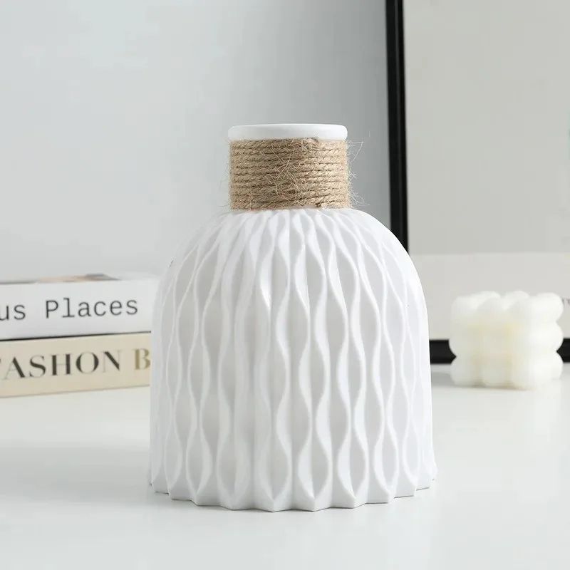 New Creative Dual Purpose Flower Vase Dry  Wet Tabletop Home Decoration Pot For Bedroom Living Room 2