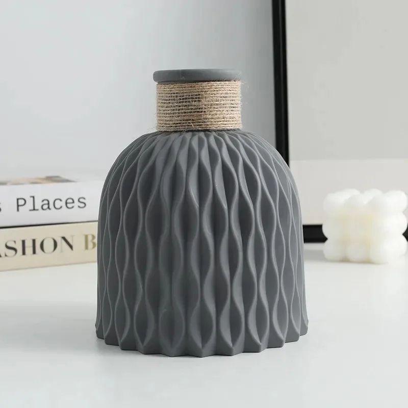 New Creative Dual Purpose Flower Vase Dry  Wet Tabletop Home Decoration Pot For Bedroom Living Room 4