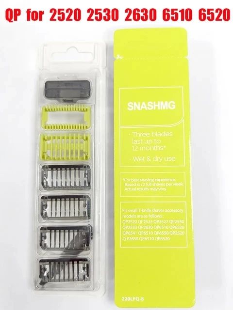 KVIFO Beard Trimmer Guide Comb Guards For One Blade Shaver Replacement Kit Compatible Attachments 6