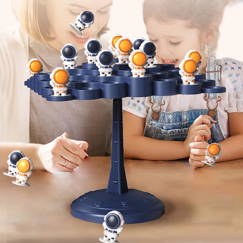 Kids Balance Tree Board Game Astronaut Frog Balance Board For Tabletop Party Fun ParentChild Intera 2