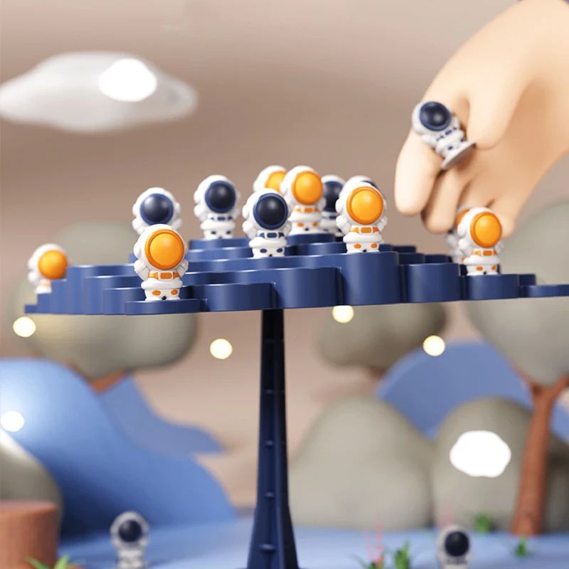 Kids Balance Tree Board Game Astronaut Frog Balance Board For Tabletop Party Fun ParentChild Intera 3