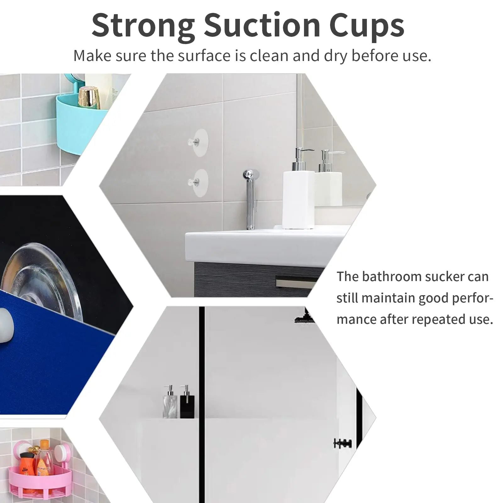 Clear Suction Cups With Screws Strong Vacuum Suction Cup Holders For Bathroom Kitchen Office Transp 3