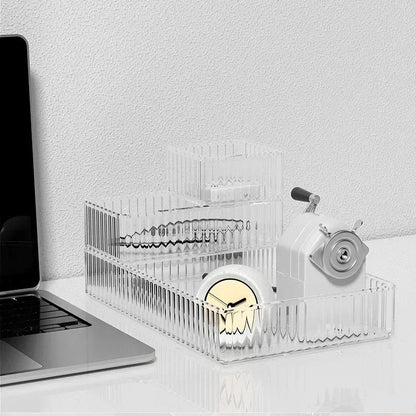 Unlimited Desk Drawer Organizers Set Clear Acrylic Plastic Bathroom Storage Bins Transparent Makeup 5