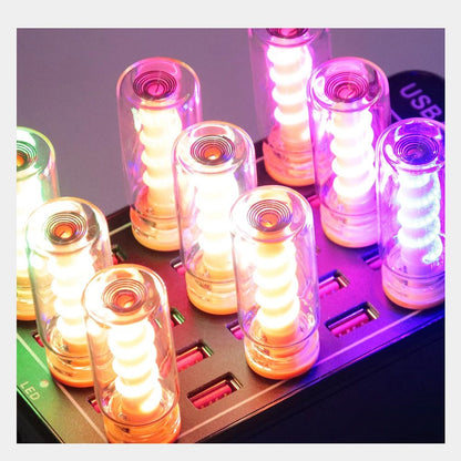 LED Filament Atmosphere Light Bulb USB Touch Control Incandescent Car LED Night Light For Bedroom T 2