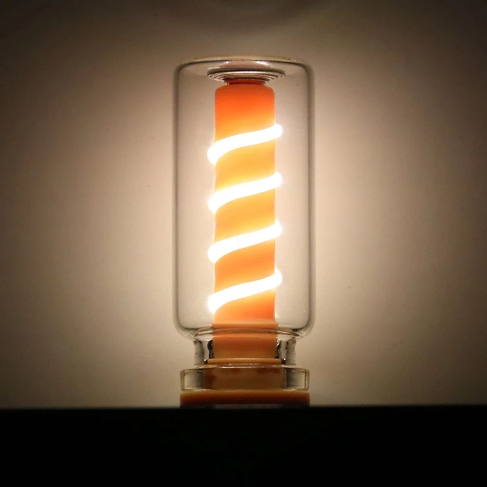 LED Filament Atmosphere Light Bulb USB Touch Control Incandescent Car LED Night Light For Bedroom T 4