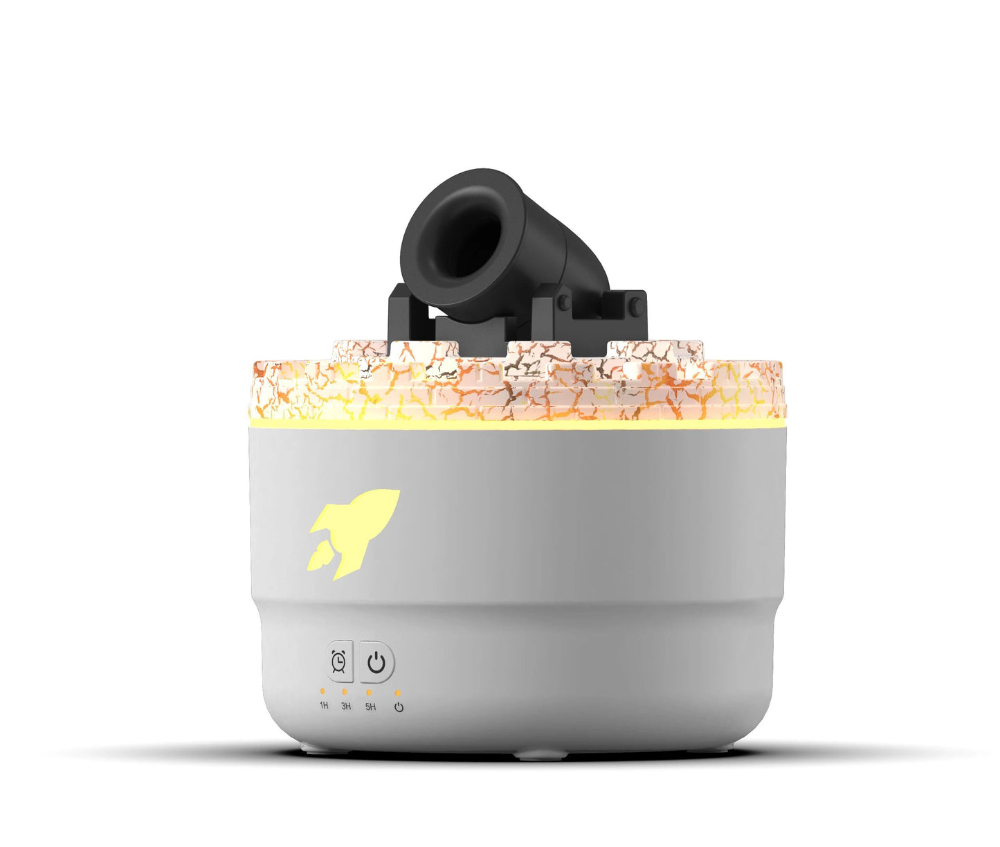 Cannon Aromatherapy Diffuser Jellyfish Spray Air Humidifier 7 Color LED Night Light Essential Oil D 7