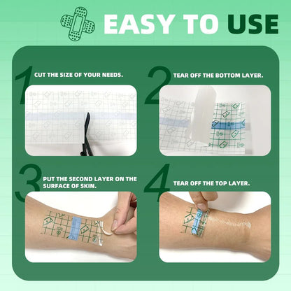 CARBOU Tattoo Aftercare Waterproof Film PU Tape Skin Healing Adhesive Bandages For Tattoo Repair An 3