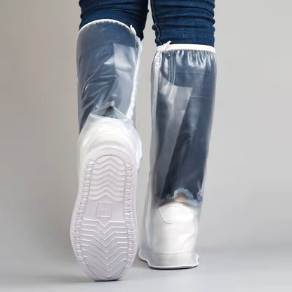 High Tube Waterproof Shoe Covers With Thick Sole For Men And Women Anti Slip Rain Boot Protectors 1