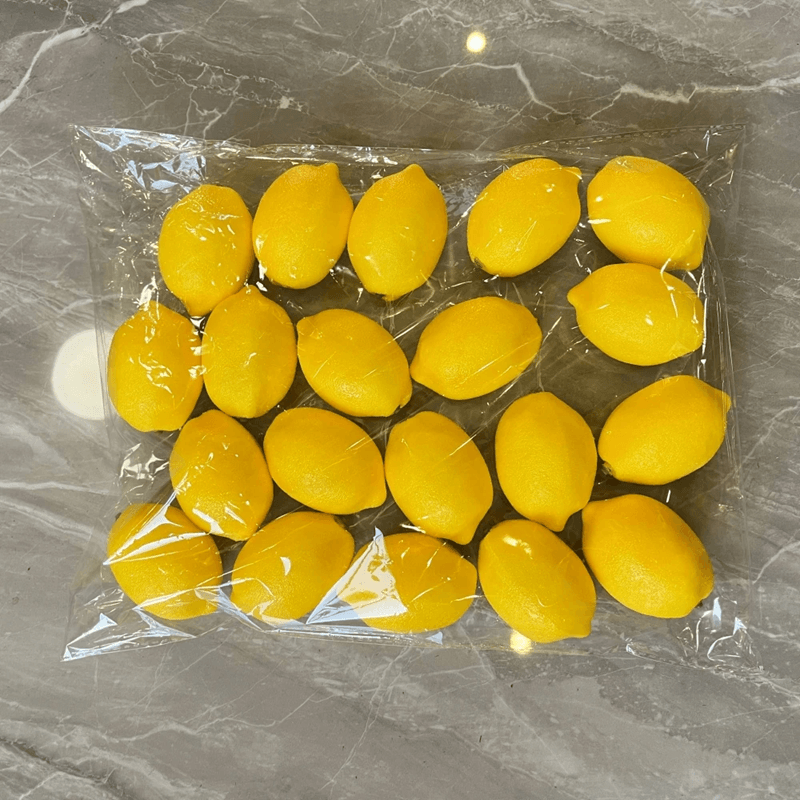 Realistic Artificial Lemons  20pcs Faux Yellow Fruit For Home  Event Decor 1