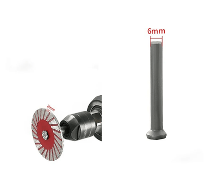 40mm Circular Saw Cutting Disc Set  6mm Shank Grinding Wheels For Wood Metal  Stone 2