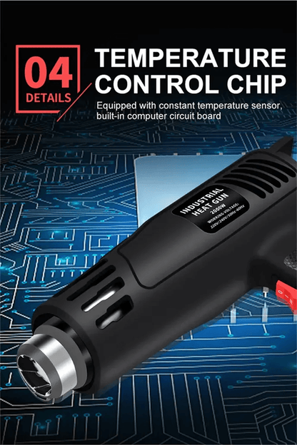 2000W Electric Heat Gun  High Power Hot Air Tool With Adjustable Temperature For DIY Automotive  In 5