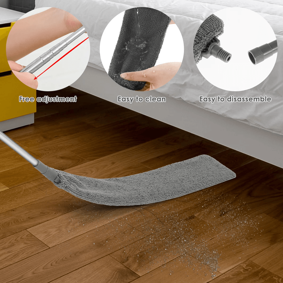 Flexible Microfiber Gap Duster  Long Flat Dust Cleaner For Under Sofa Bed  Furniture 2