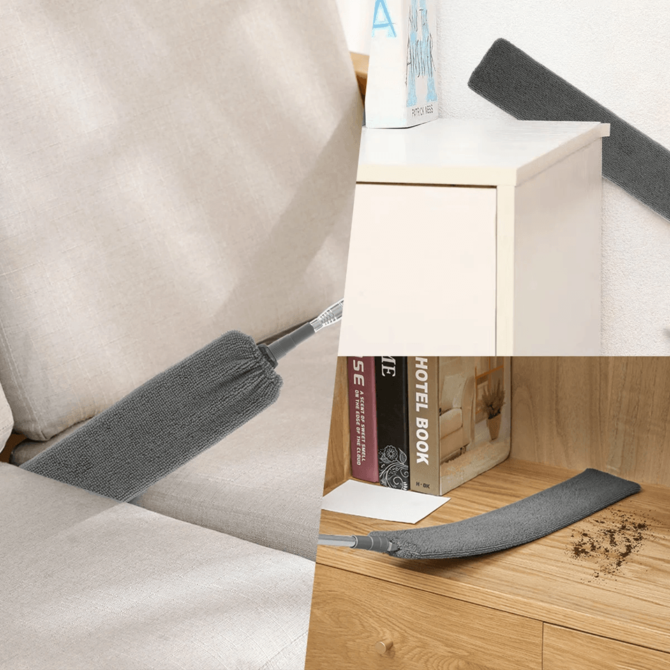 Flexible Microfiber Gap Duster  Long Flat Dust Cleaner For Under Sofa Bed  Furniture 3