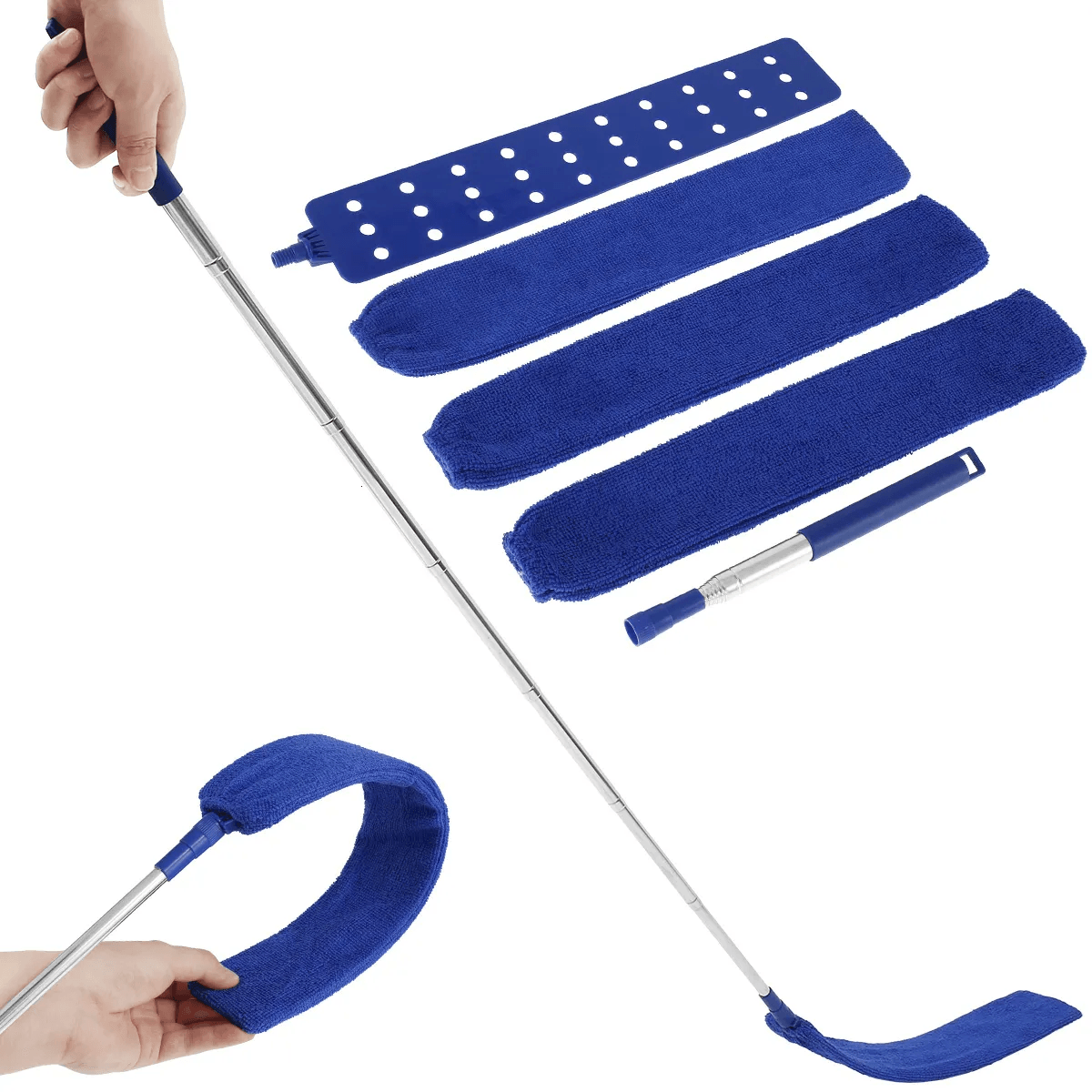 Flexible Microfiber Gap Duster  Long Flat Dust Cleaner For Under Sofa Bed  Furniture 6