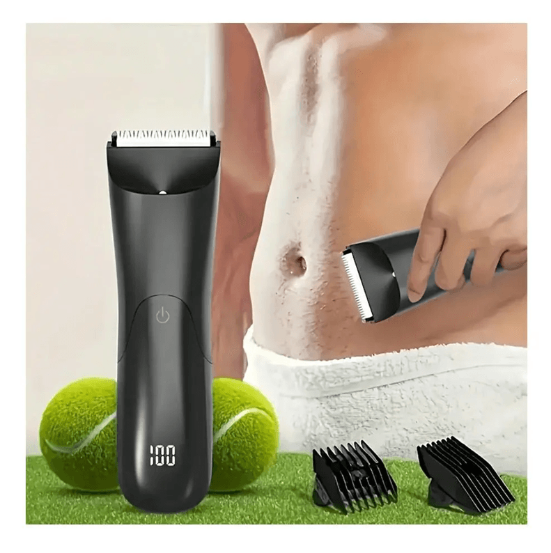 PrecisionGroom Mens Body Hair Trimmer  Beard Chest  Groin Shaver For Total Grooming Control 2