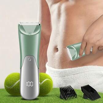 PrecisionGroom Mens Body Hair Trimmer  Beard Chest  Groin Shaver For Total Grooming Control 3