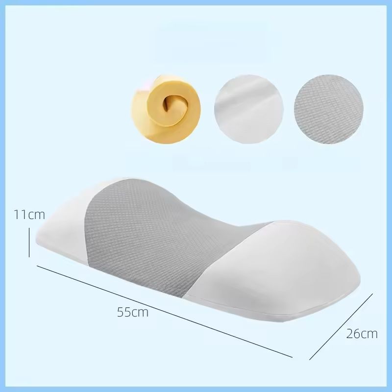 Memory Foam Lumbar Support Pillow For Back Sleepers 1