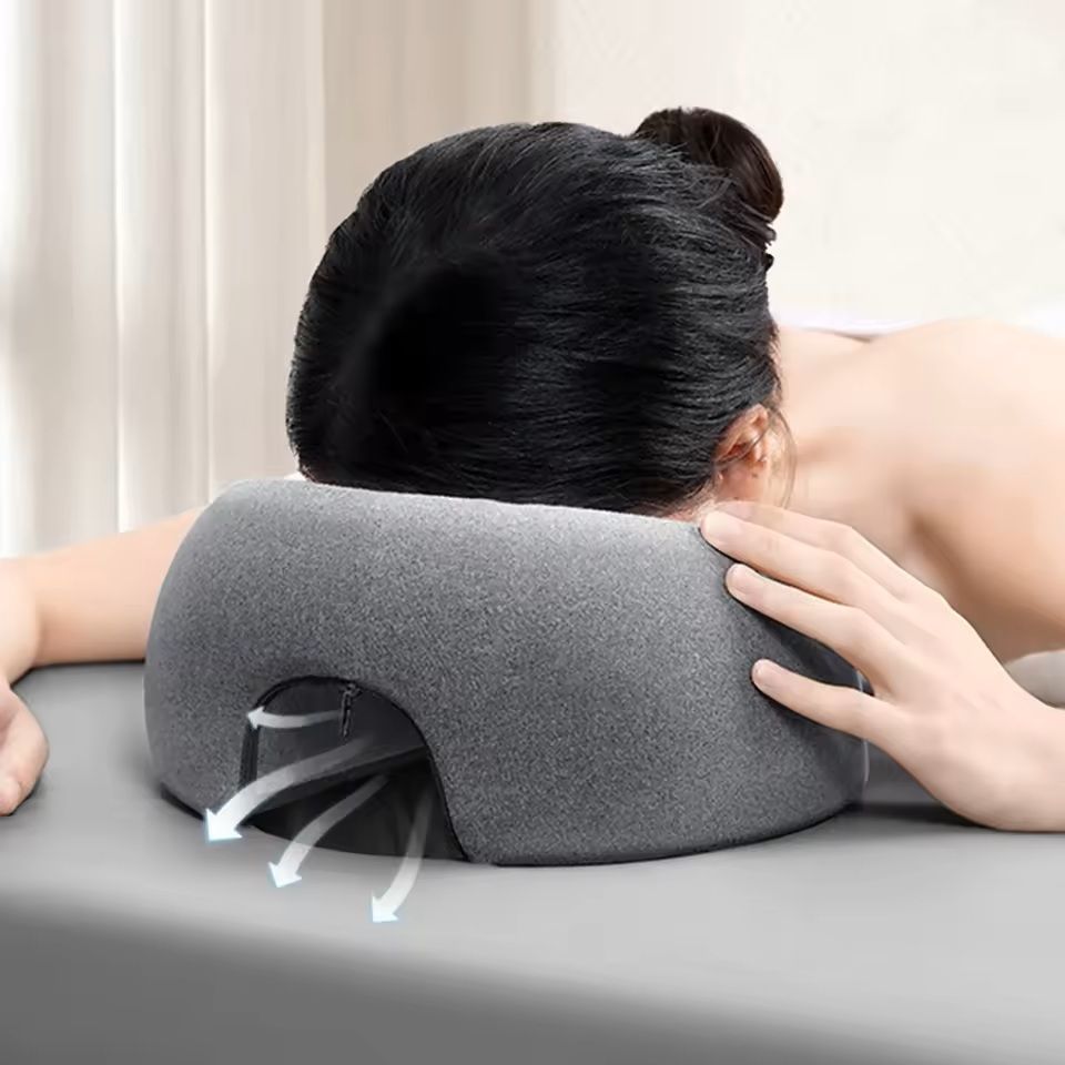 Face Down Pillow for Desk Naps and Prone Resting