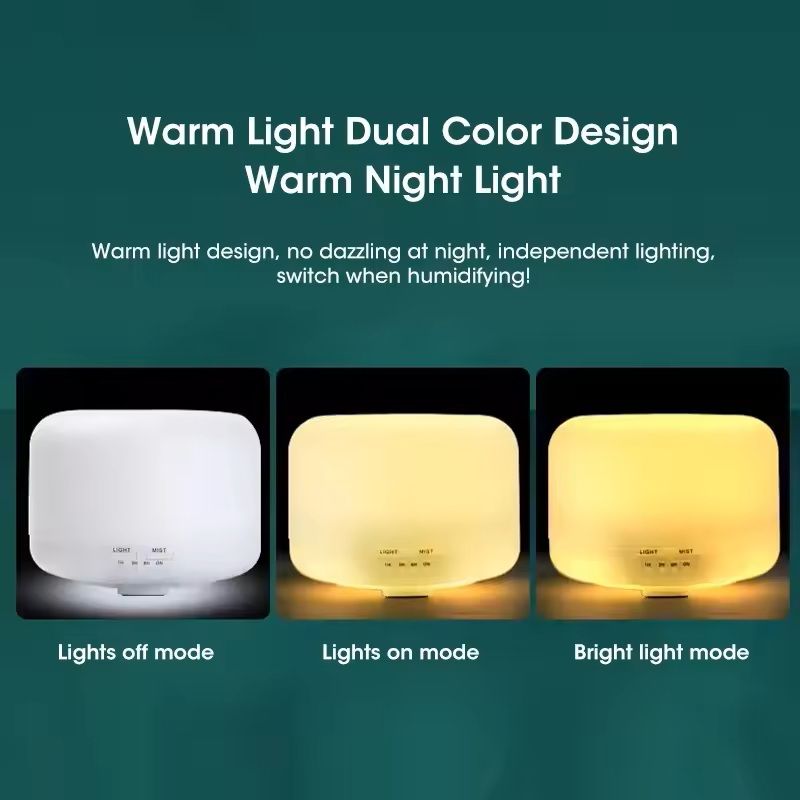 Mini USB Humidifier And Essential Oil Diffuser With Night Light 1
