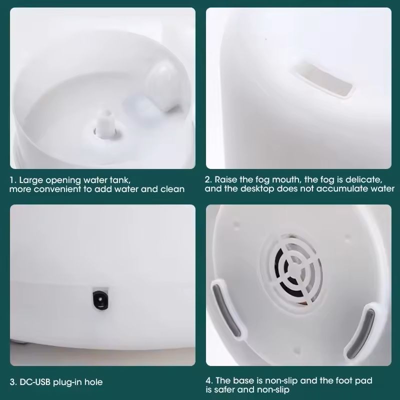 Mini USB Humidifier And Essential Oil Diffuser With Night Light 5