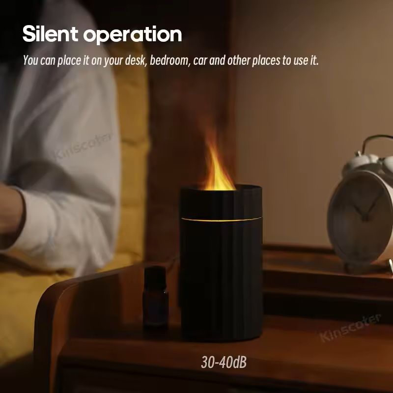 Car Flame Diffuser And Essential Oil Air Purifier With LED Light 1