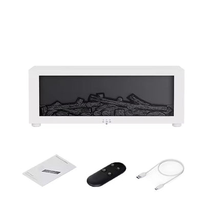 Flame LED Aroma Humidifier With Remote Control For Home Use 2