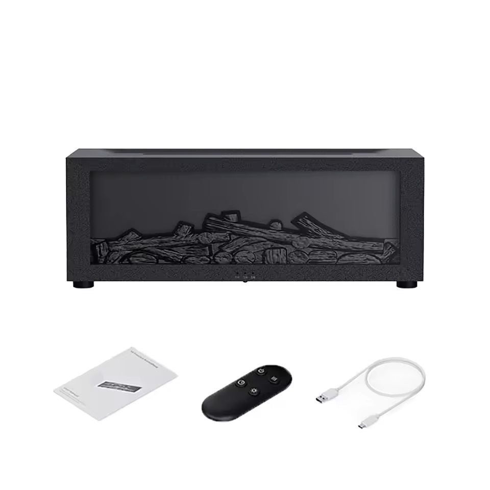 Flame LED Aroma Humidifier With Remote Control For Home Use 6