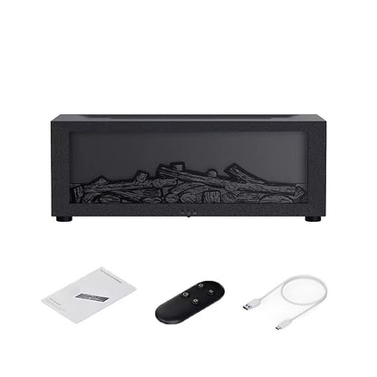 Flame LED Aroma Humidifier With Remote Control For Home Use 6