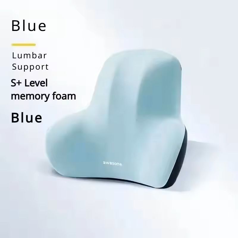 Memory Foam Lumbar Support Cushion For Car Office And Gaming Chairs 5
