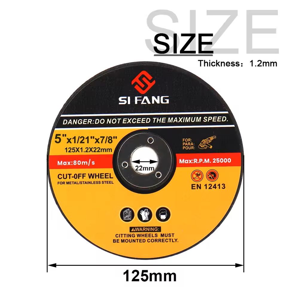 5 Piece Cutting Disc Set For Metal And Wood With Angle Grinder Compatibility 5