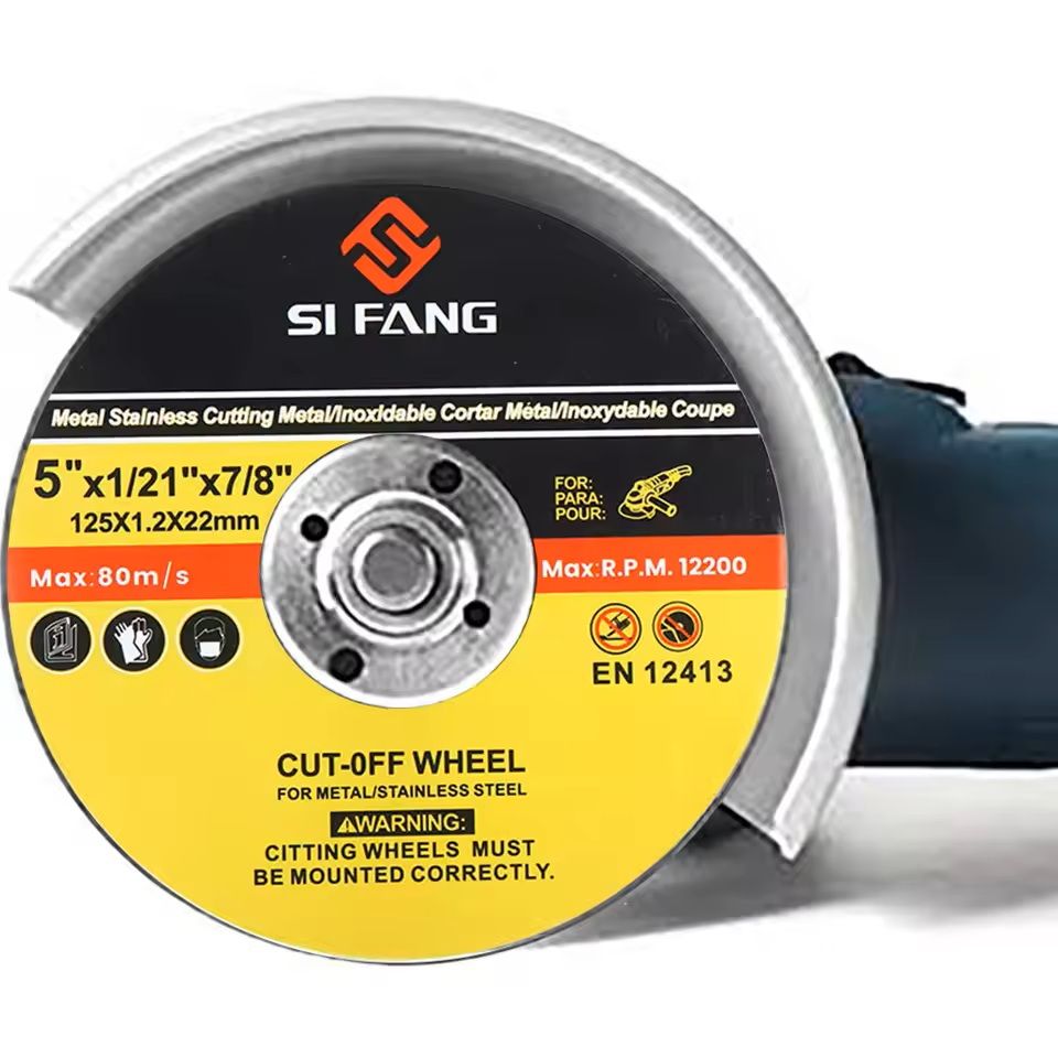 5 Piece Cutting Disc Set For Metal And Wood With Angle Grinder Compatibility 7