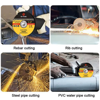 5 Piece Cutting Disc Set For Metal And Wood With Angle Grinder Compatibility 8