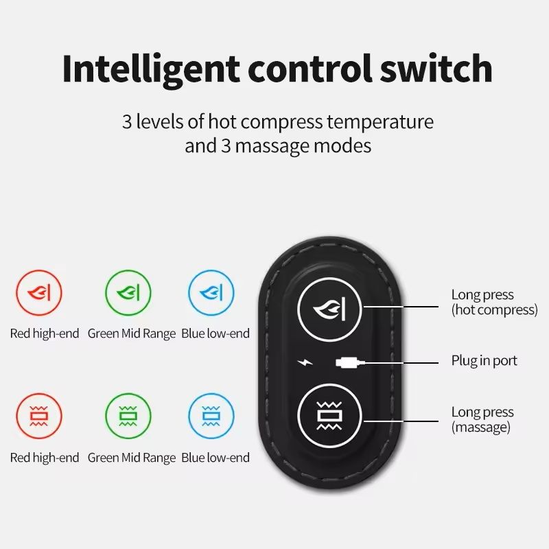 Electric Waist Support Pillow With Heat And Vibration For Sleeping Relief 1