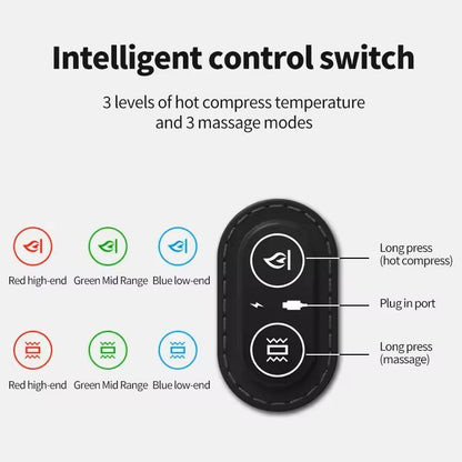 Electric Waist Support Pillow With Heat And Vibration For Sleeping Relief 1