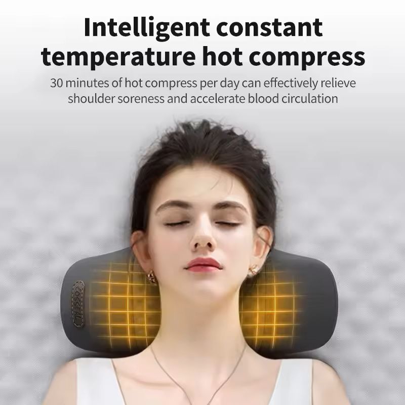 Electric Waist Support Pillow With Heat And Vibration For Sleeping Relief 2